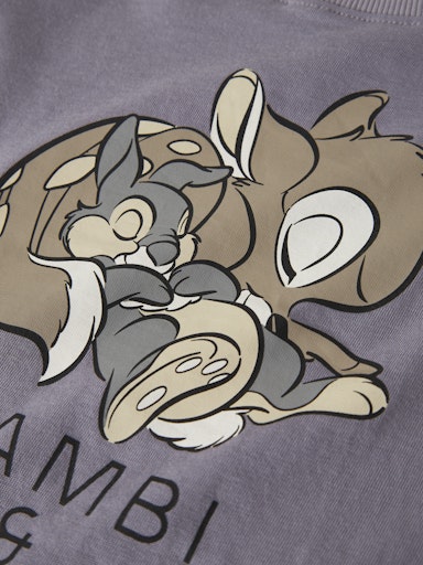 NAME IT Majica dugih rukava Bambi Ljubičasta