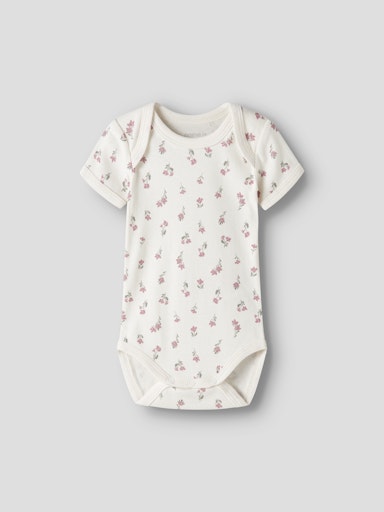 NAME IT Bodi kratkih rukava Cvjetići 3kom