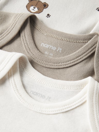 NAME IT Bodi kratkih rukava Medo 3kom