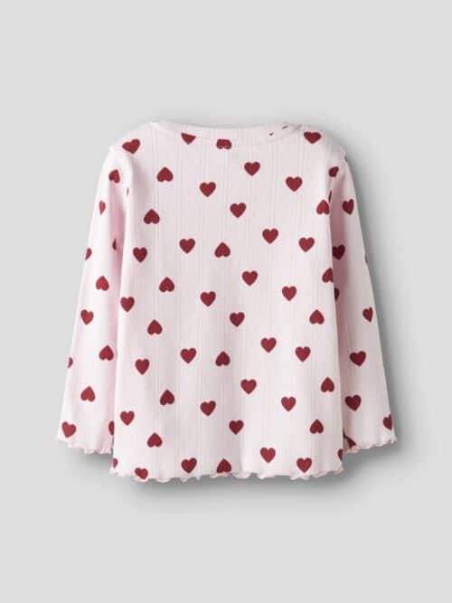 NAME IT Majica sa srcima Roza