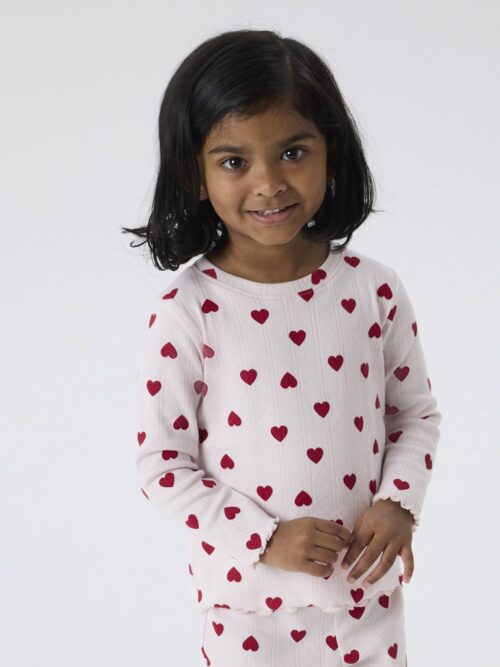 NAME IT Majica sa srcima Roza