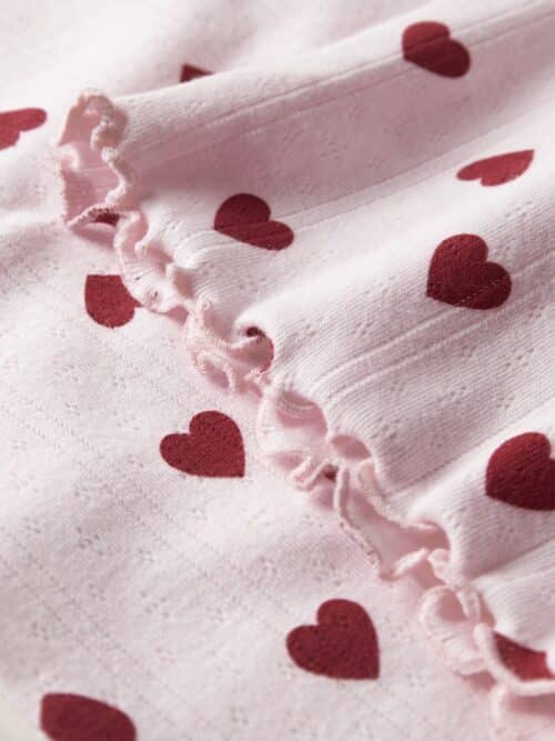 NAME IT Hlače sa srcima Roze