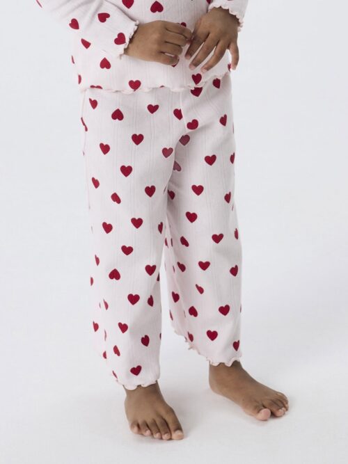 NAME IT Hlače sa srcima Roze
