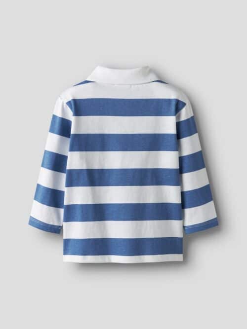 NAME IT Polo majica na pruge Plava