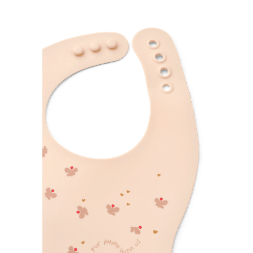 Liewood EMBER silikonski podbradnjak Mini Butterflies