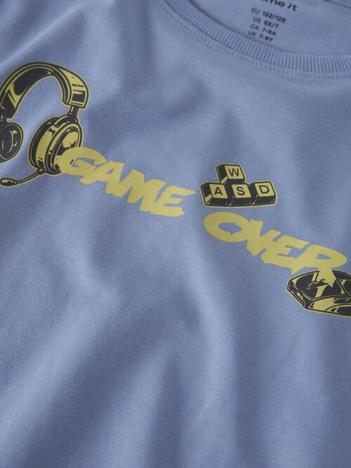NAME IT Majica dugih rukava Game over
