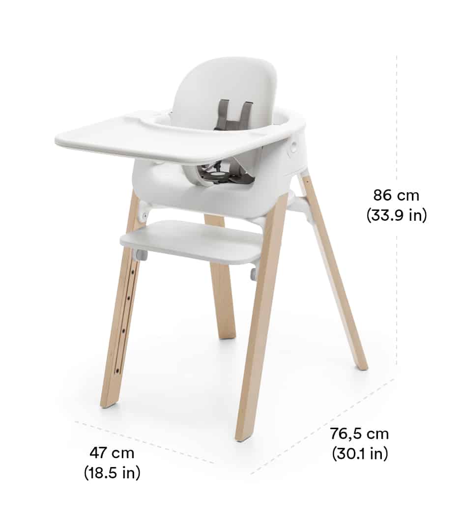 Stokke® Steps Hranilica White/Natural