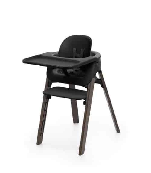 Stokke® Steps Hranilica Black/Warm Brown