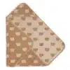 Jollein ručnuk sa kapuljačom Jaquard Biscuit75x75cm Jollein ručnuk sa kapuljačom Jaquard Biscuit75x75cm