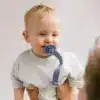 BIBS držač za dudu Loop Ljubičasti