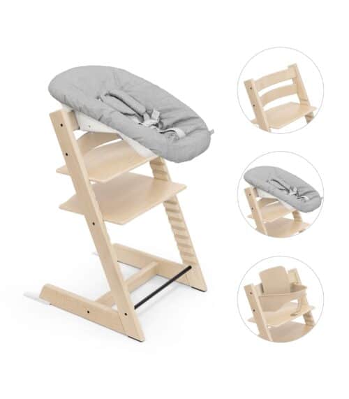 Stokke Tripp Trapp bundle sa setom za novorođenče Natural