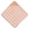 Jollein ručnuk sa kapuljačom Jaquard Blush75x75cm