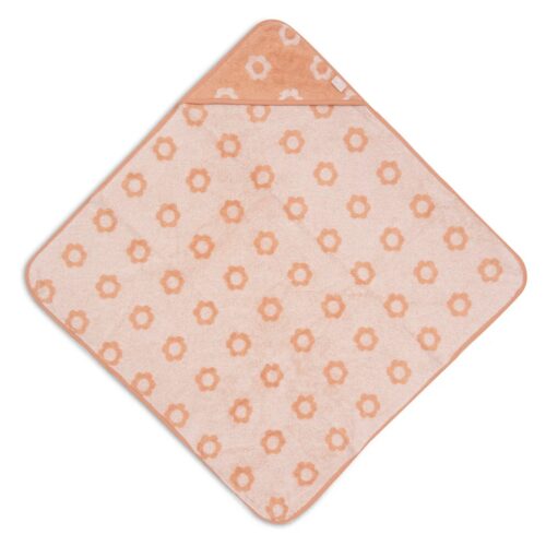 Jollein ručnuk sa kapuljačom Jaquard Blush75x75cm