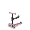 Mini Micro Deluxe Rock & Go 6 u 1 LED romobil roza