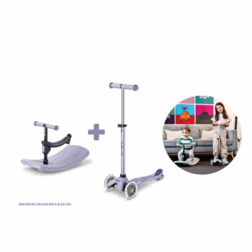 MiniMicroDeluxe-RockAndGo-LED-LavenderMist-double Mini Micro Deluxe Rock & Go 6 u 1 LED romobil lavander