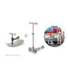 Mini Micro Deluxe Rock & Go 6 u 1 LED romobil zelena
