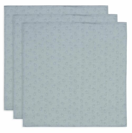 Jollein tetra pelene 70x70cm Miffy Silhouettes Sea Green 3 komada