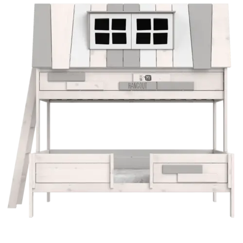 My HANGOUT dječji krevet na kat 140x200 V227 - whitewash