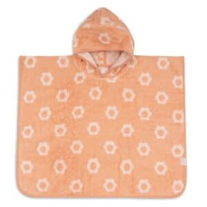 Jollein pončo frotir Jacquard Blush