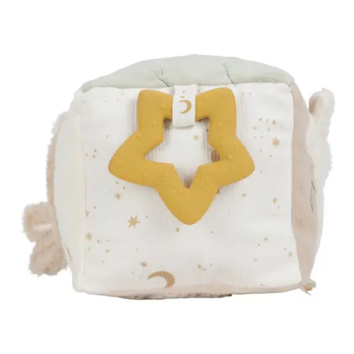 Little Dutch aktivna plišana kocka Newborn Naturals