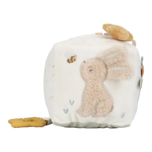 Little Dutch aktivna plišana kocka Newborn Naturals