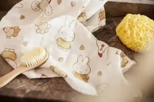 Jollein tetra pelene od muslina 70x70cm Miffy Family Farm 3 kom