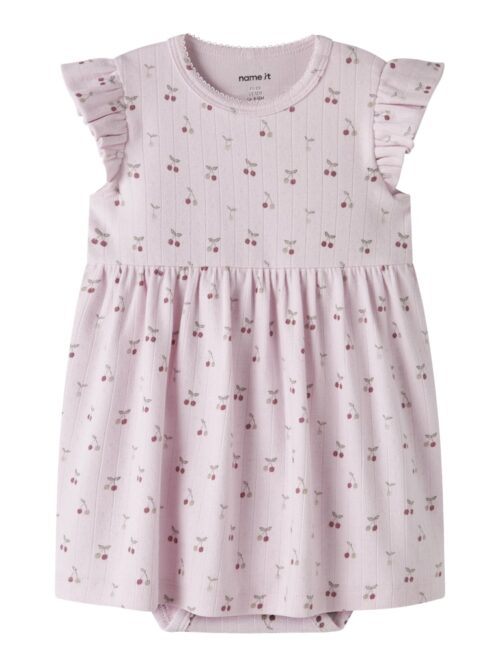 NAME IT Haljinica s bodijem Trešnjice Roza