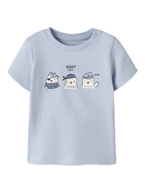 NAME IT Majica kratkih rukava Ahoy Plava