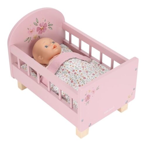 Little Dutch drveni krevetić za lutke Pink