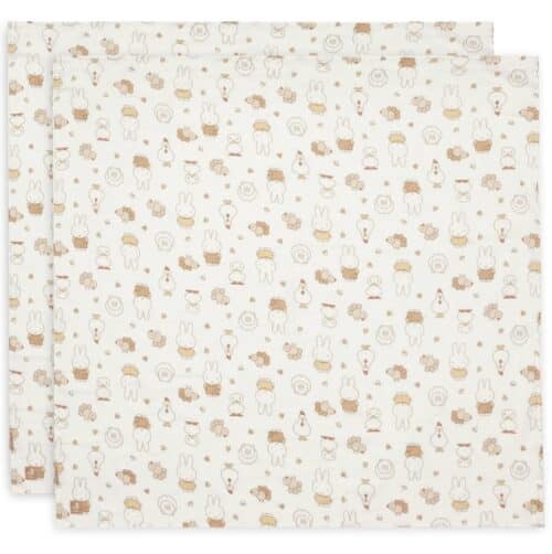 Jollein tetra pelena Miffy Family Farm 115 x 115 cm 2kom
