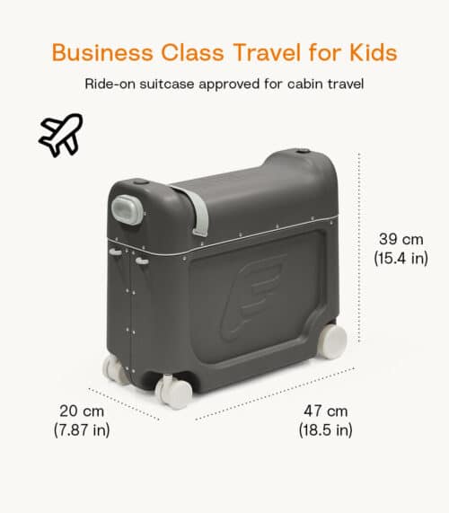 Stokke Jetkids Travel set - Bedbox i ruksak Midnight Grey Stokke Jetkids Travel set - Bedbox i ruksak Midnight Grey