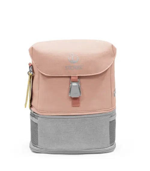Stokke Jetkids Travel set - Bedbox i ruksak Coral Pink