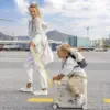 Stokke Jetkids Travel set - Bedbox i ruksak Moonglow White Stokke Jetkids Travel set - Bedbox i ruksak Moonglow White