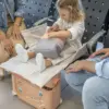 Stokke Jetkids Travel set - Bedbox i ruksak Coral Pink-_eCom Stokke Jetkids Travel set - Bedbox i ruksak Coral Pink