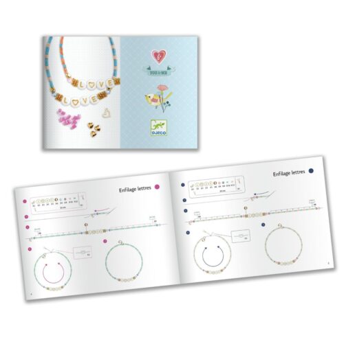 Djeco Love letters and beads