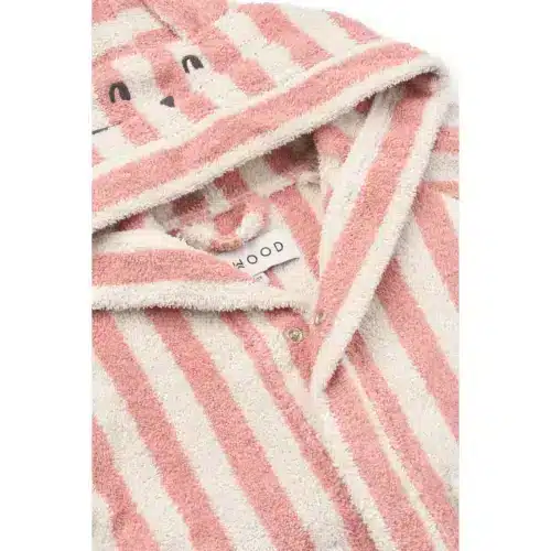 Liewood ogrtač za kupanje Stripe Blush 5-6god