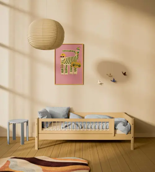 FLEXA daybed s ogradicom Sand