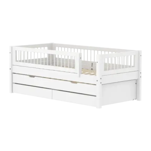 FLEXA WHITE Daybed s Pomoćnim krevetom i ladicama