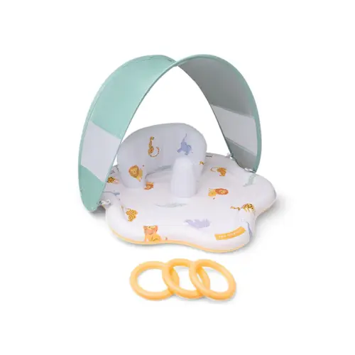 Water_20Play_20Mat_20-_20Multicolored_20-_20Wild_20Life_201 (1) Swim Essentials vodena podloga za igru Wildlife Ø 76 cm