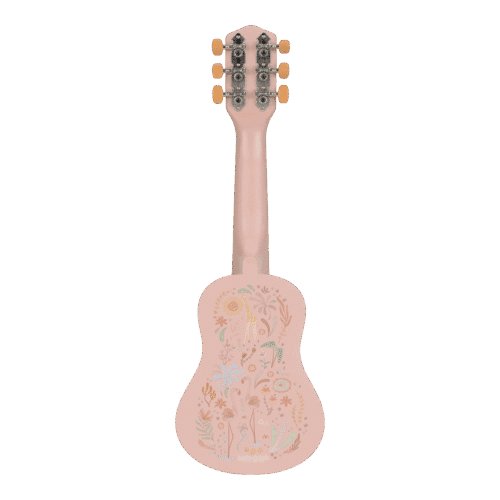 Little Dutch drvena gitara Safari Friends roza