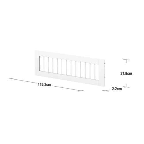 safety rail half dimensions