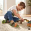 Nanga šlapice Dinosauri 23-25