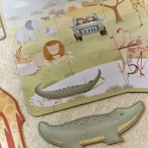 Little Dutch Puzzle Safari Friends 6u1