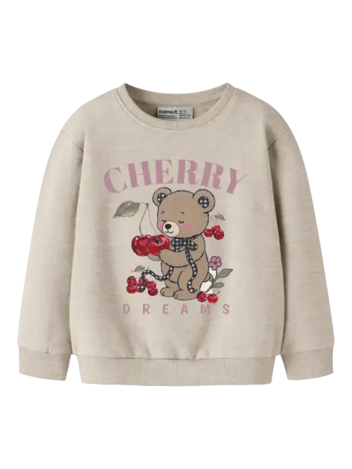 Name It Majica Cherry Dreams Bijela Name It Majica Cherry Dreams Bijela