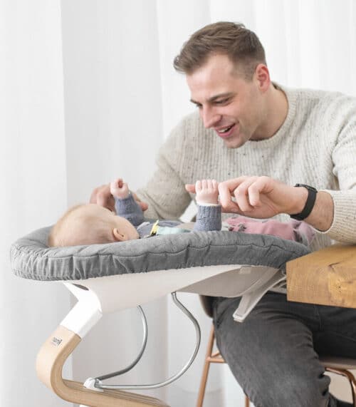 Stokke Nomi set za novorođenče White Grey Sand
