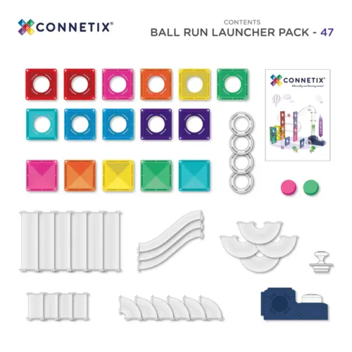 Connetix Ball Run Launcher pack 47 kom