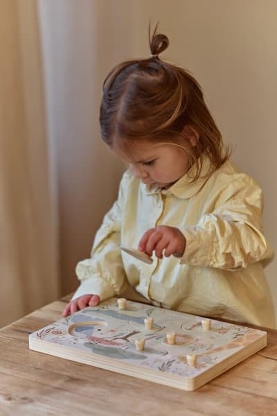 Little Dutch Drvene puzzle sa zvukom Safari Friends