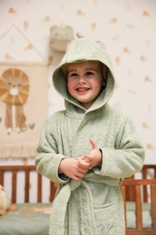 Little Dutch Dječji ogrtač za kupanje Krokodil
