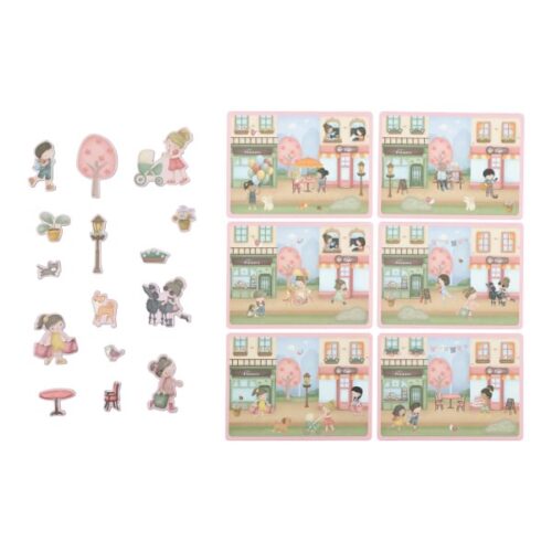 Little Dutch magnetna knjiga za igru Rosa's Shopping Street5 Little Dutch magnetna knjiga za igru Rosa's Shopping Street